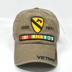 1st Cavalry Vietnam Veteran Ball Cap - Khaki