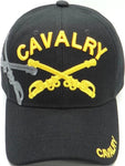 Cavalry Crossed Sabers Ball Cap - Black