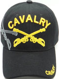 Cavalry Crossed Sabers Ball Cap - Black