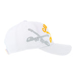 Cavalry Crossed Sabers Ball Cap - White