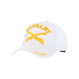 Cavalry Crossed Sabers Ball Cap - White