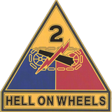 2nd Armored Division DUI "HELL ON WHEELS" Set