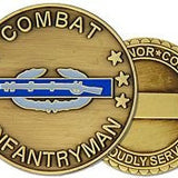 Combat Infantry Badge Challenge Coin