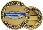 Combat Infantry Badge Challenge Coin