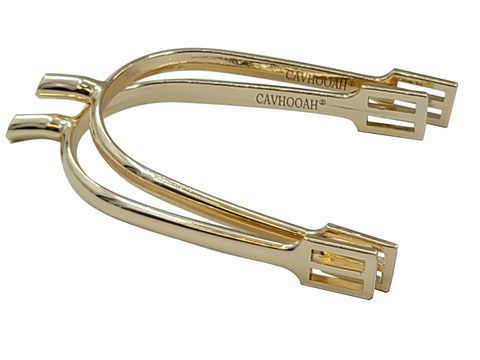 Set of Gold Prince of Wales Spurs - Straps Sold Separately