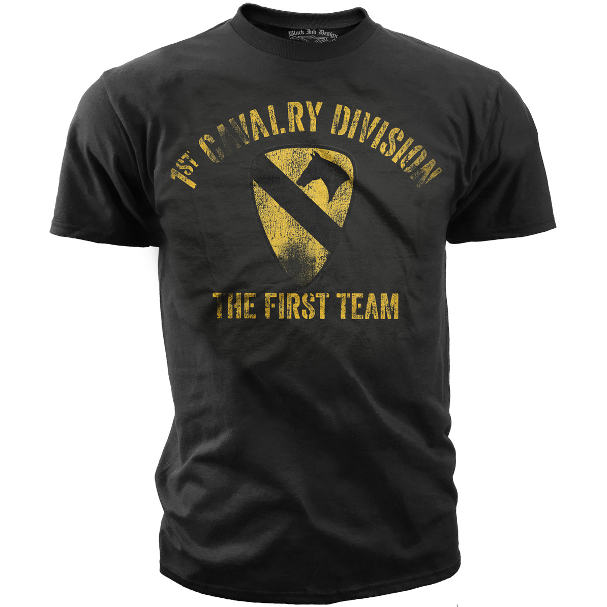 1st Cavalry T-Shirt, Black
