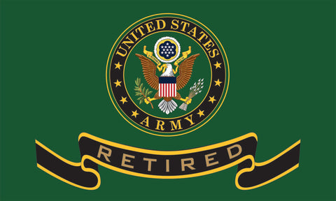 U.S. Army Retired Flag 3x5