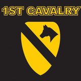 1st Cavalry Division Shield Flag - Black 3 x 5