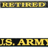 Retired U.S. Army License Plate