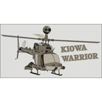Kiowa Warrior Decal 5.25 x 2.75