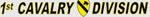 1st Cavalry Division Decal Strip