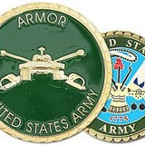 U.S. Army Armor Challenge Coin