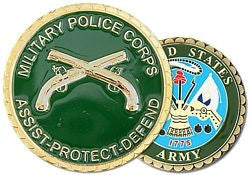 U.S. Army Military Police Challenge Coin