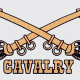 Cavalry Crossed Sabers Decal