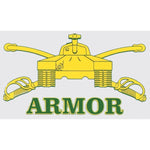 Armored Cavalry Decal 5.25 x 3