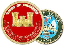 Corps of Engineer Challenge Coin