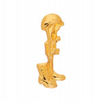 Gold Soldier's Lest We Forget Memorial Pin