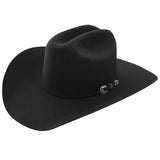 Black Stetson Western Hat: Skyline 6X Fur Felt