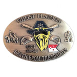 Custom 2-1 Cavalry GHOST PLATOON OEF 12-13 Belt Buckle