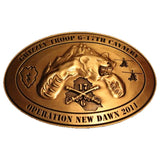 Grizzly Troop 6-17th Cavalry OND 2011 Belt Buckle