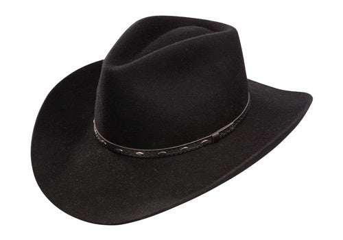 Resistol Briscoe 3X Wool Cowboy Hat - Black