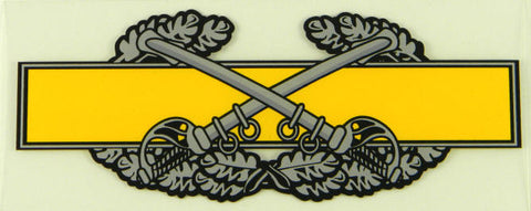 7" Combat Cavalry Window Sticker 