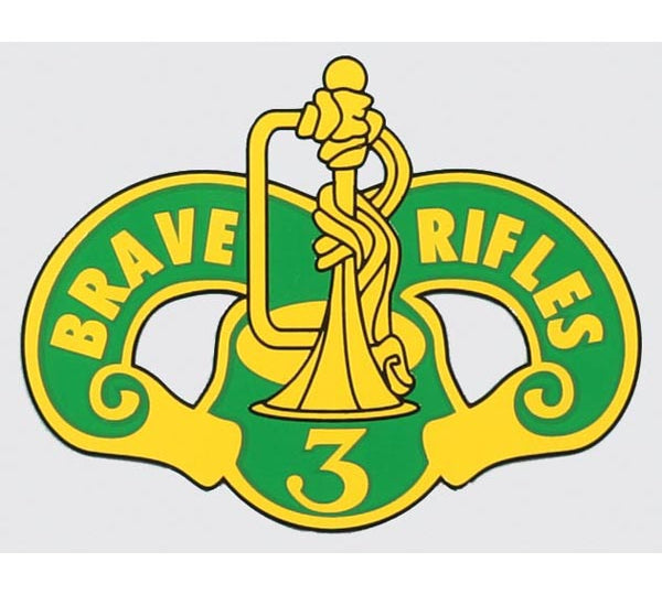 3d ACR Brave Rifles Window Sticker