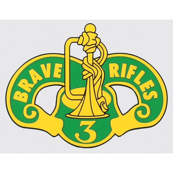 3d ACR Brave Rifles Window Sticker
