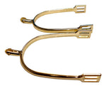 Gold Prince of Wales Spurs w/ Rowels (Straps Sold Separately)