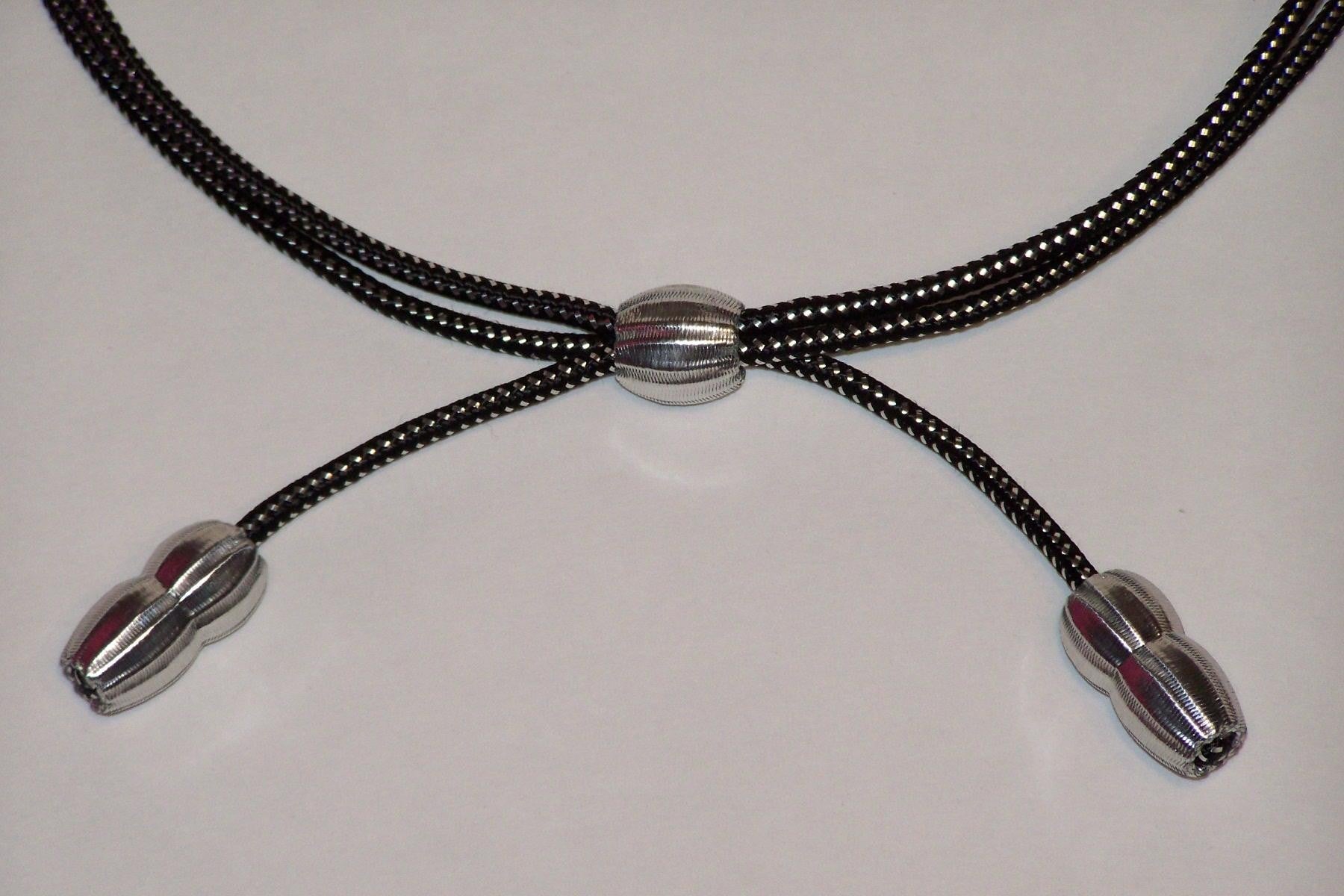 Hat Cord Silver Black Warrant Officer