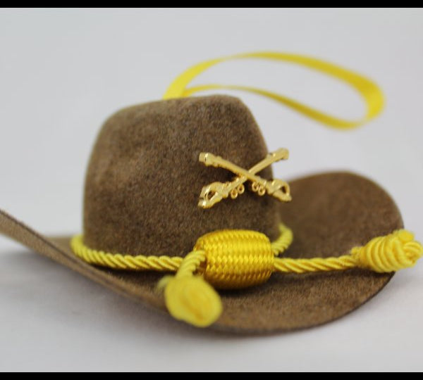 Brown Cav Hat Ornament - 11th Armored Cavalry Regiment - 11th ACR