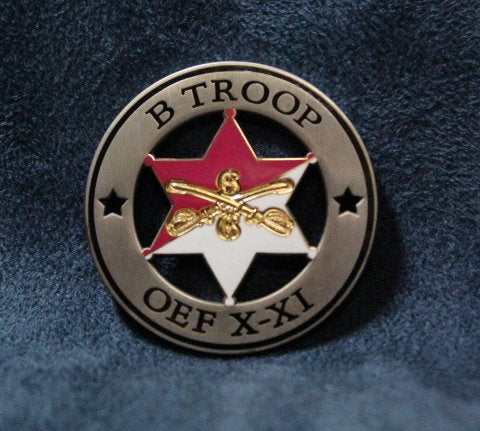B Troop 6-6 Cav Bounty Hunter Coin