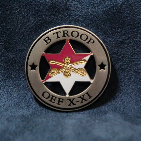 B Troop 6-6 Cav Bounty Hunter Coin