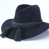 Civil War Style Hat Cord - Forest Green/White