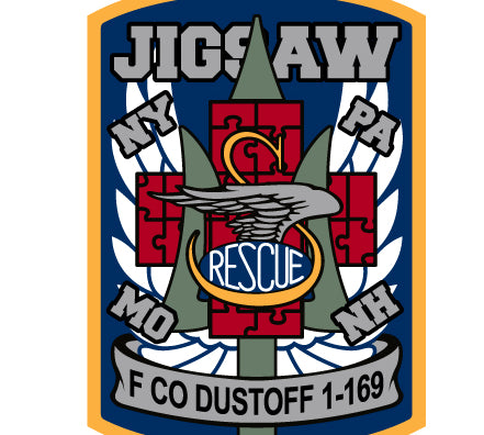 F Co. 1-169 Dustoff Sticker 