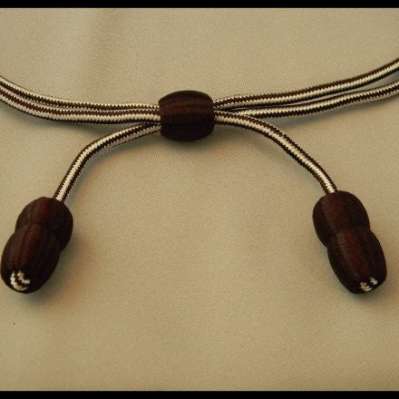 Hat Cord Maroon and White Hospital Corps Dental