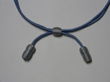 Hat Cord Light Blue and Grey Military Intelligence