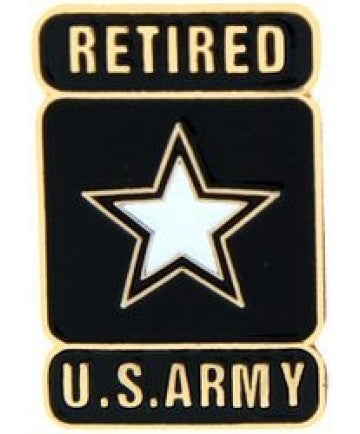 Army Retired Star Pin