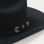 Black Stetson Western Hat: Skyline 6X Fur Felt