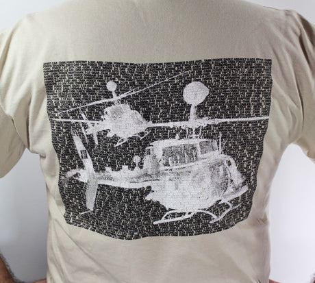 Team Kiowa Warrior Tan T-Shirt - CavHooah