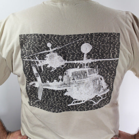 Team Kiowa Warrior Tan T-Shirt - CavHooah