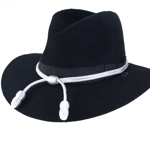 white cavalry hat