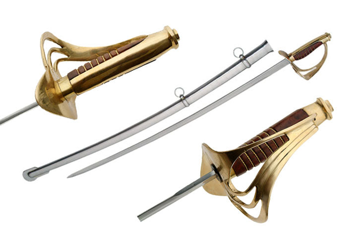 Wood Handle Cavalry Saber - CavHooah.com